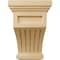 Ekena Millwork 4 1/4"W x 4 1/4"D x 7"H Fluted Corbel, Alder COR04X04X07FLAL - alternate 2